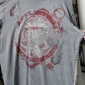 Men's Affliction Buckle T Shirt.